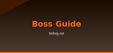 Boss Guide