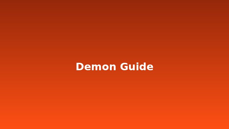 Demon Guide