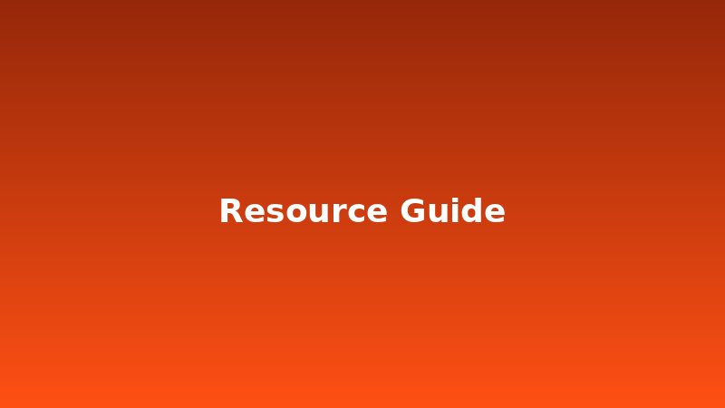 Resource Guide