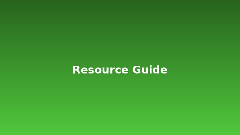 Resource Guides