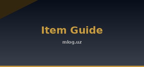 Item Guide