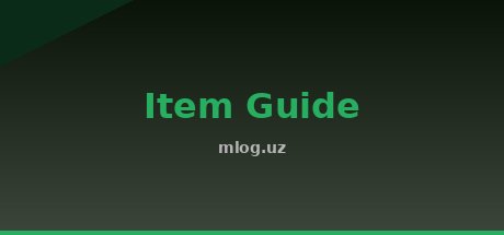 Item Guide